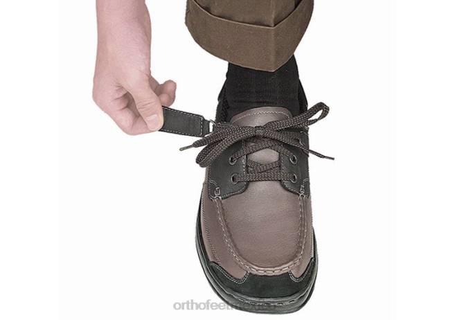 mx Orthofeet hombres baton rouge sin corbata zapatos casuales marrón 8J26167 - Image 4