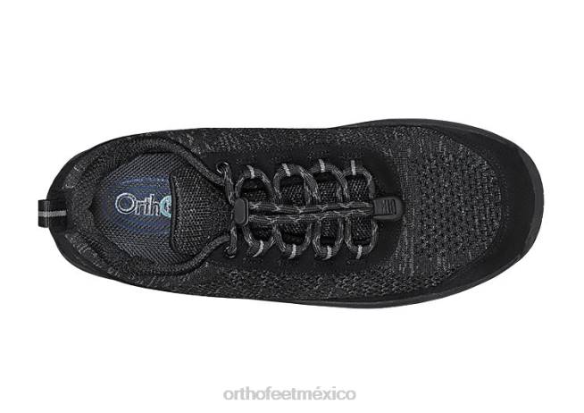 mx Orthofeet hombres lava sin corbata zapatillas negro 8J26129 - Image 5