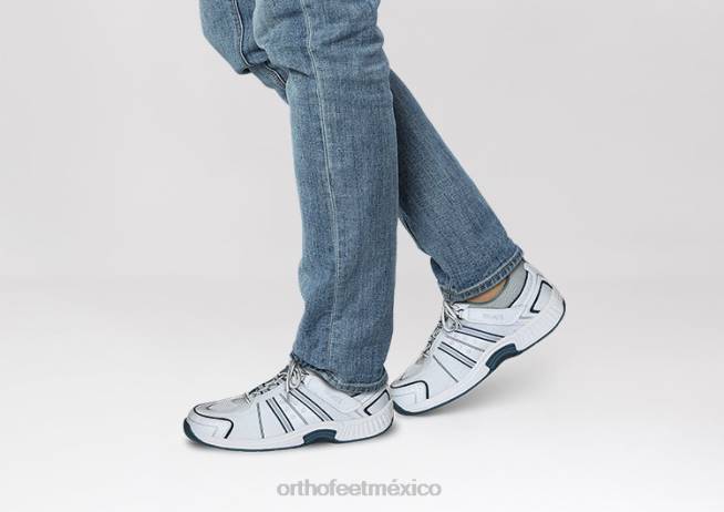 mx Orthofeet hombres monterey bay sin corbata zapatillas blanco 8J26142 - Image 2