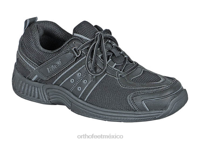 mx Orthofeet hombres monterey bay sin corbata zapatillas negro 8J26143 - Image 1