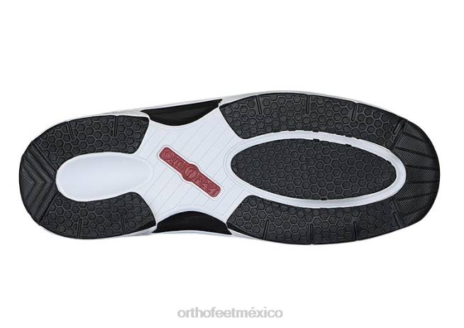 mx Orthofeet hombres punto elástico de lava zapatillas negro 8J26128 - Image 6