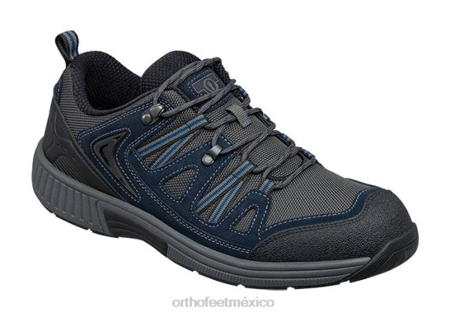 mx_orthofeet_hombres_sorrento_zapatillas_gris_azul_8j26146.jpg mx Orthofeet hombres Sorrento zapatillas gris/azul 8J26146 - Image 1
