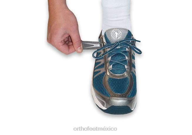 mx Orthofeet hombres sprint sin corbata zapatillas azul 8J26137 - Image 3