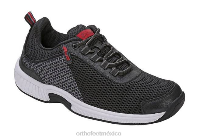 mx_orthofeet_hombres_tramo_de_agua_de_borde_zapatillas_negro_8j26132.jpg mx Orthofeet hombres tramo de agua de borde zapatillas negro 8J26132 - Image 1
