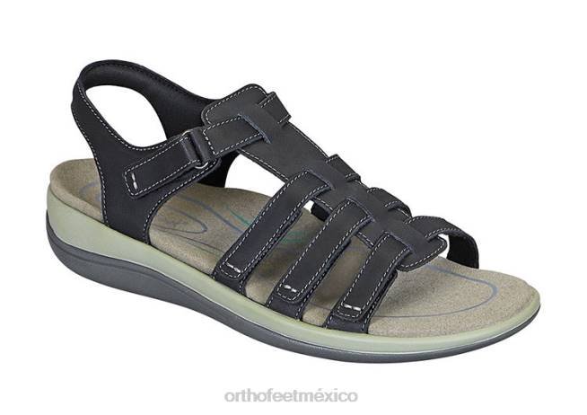 mx_orthofeet_mujer_amalfi_sandalias_negro_8j2610.jpg mx Orthofeet mujer amalfi sandalias negro 8J2610 - Image 1