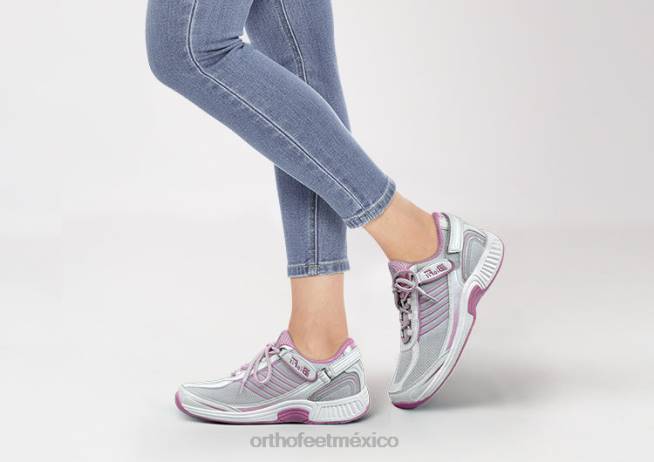 mx Orthofeet mujer brío sin corbata zapatillas fucsia 8J2664 - Image 2