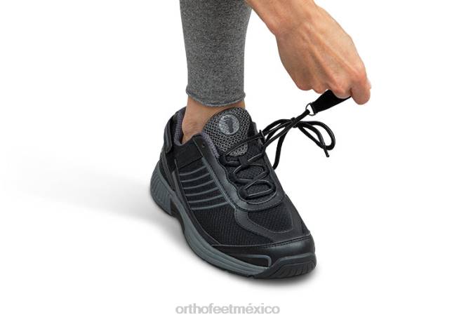 mx Orthofeet mujer brío sin corbata zapatillas negro 8J2662 - Image 4