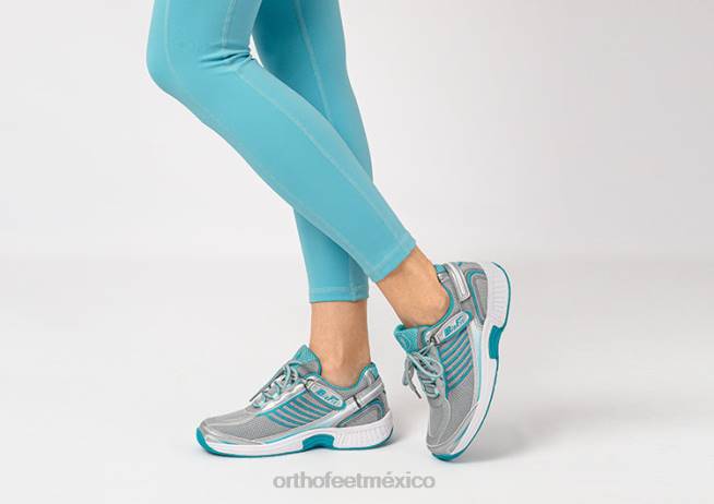 mx Orthofeet mujer brío sin corbata zapatillas turquesa 8J2663 - Image 2