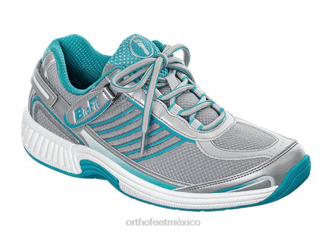 mx Orthofeet mujer brío sin corbata zapatillas turquesa 8J2663 - Image 1