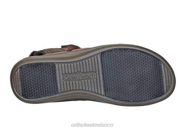 mx Orthofeet mujer correa bidireccional malibu sandalias marrón 8J2619 - Image 5
