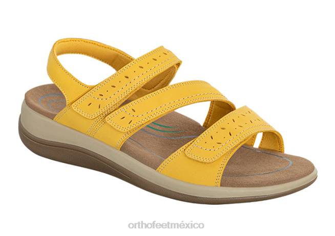 mx_orthofeet_mujer_correa_bidireccional_naxos_sandalias_amarillo_8j2613.jpg mx Orthofeet mujer correa bidireccional naxos sandalias amarillo 8J2613 - Image 1