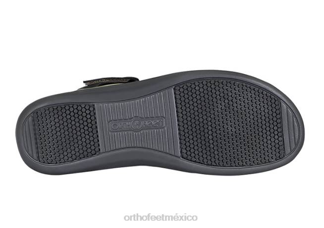mx Orthofeet mujer correa bidireccional naxos sandalias negro 8J2615 - Image 4