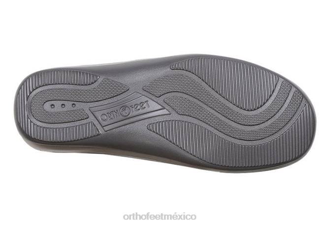 mx Orthofeet mujer correa de talón verona sandalias negro 8J2637 - Image 5