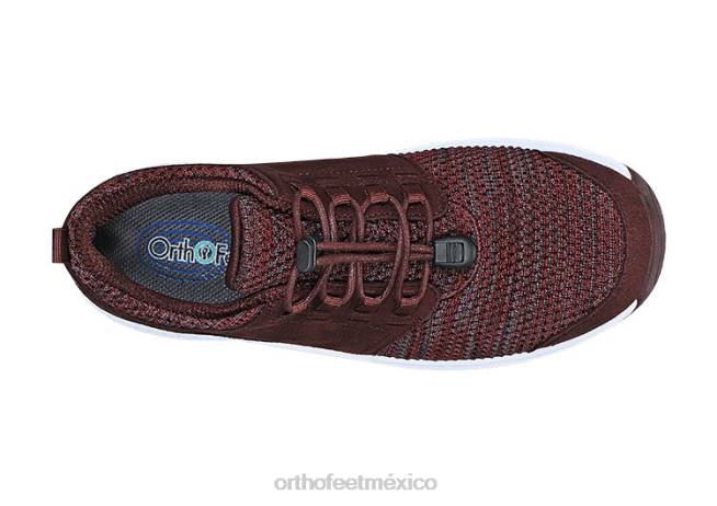 mx Orthofeet mujer francis sin corbata zapatillas granate 8J2658 - Image 6