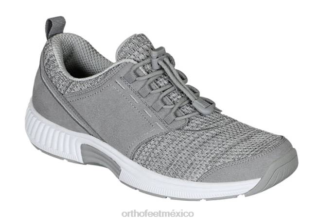 mx_orthofeet_mujer_francis_sin_corbata_zapatillas_gris_8j2656.jpg mx Orthofeet mujer francis sin corbata zapatillas gris 8J2656 - Image 1