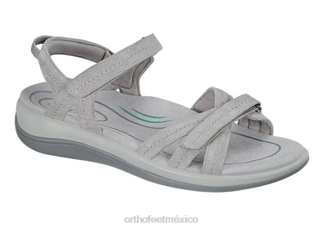 mx_orthofeet_mujer_hidra_sandalias_gris_8j267.jpg mx Orthofeet mujer hidra sandalias gris 8J267 - Image 1