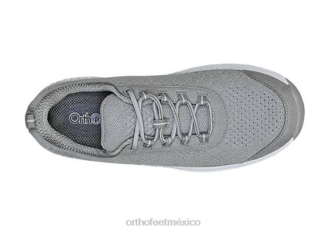 mx Orthofeet mujer lana de coral zapatillas gris 8J2651 - Image 5