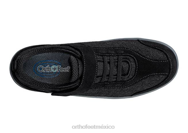 mx Orthofeet mujer lana de volcán zapatos casuales negro 8J2694 - Image 5