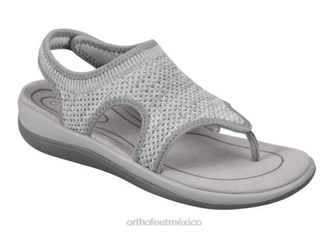 mx_orthofeet_mujer_lira_sandalias_gris_8j2632.jpg mx Orthofeet mujer Lira sandalias gris 8J2632 - Image 1