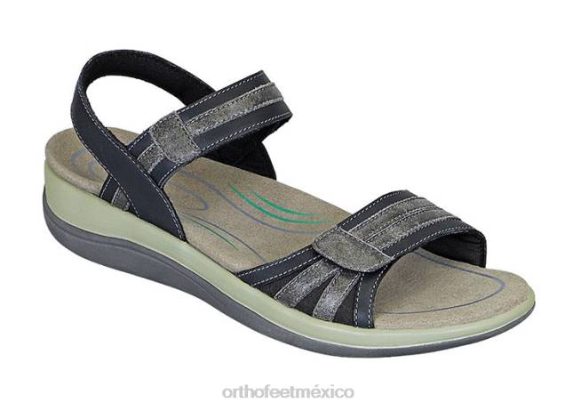 mx_orthofeet_mujer_paloma_sandalias_negro_8j2612.jpg mx Orthofeet mujer Paloma sandalias negro 8J2612 - Image 1