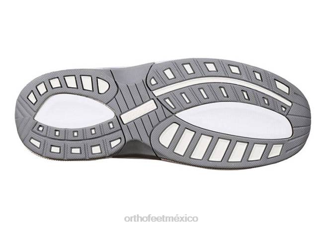 mx Orthofeet mujer punto coralino elástico zapatillas gris 8J2652 - Image 5