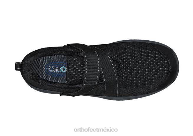 mx Orthofeet mujer punto elástico elba zapatos casuales negro 8J2692 - Image 6