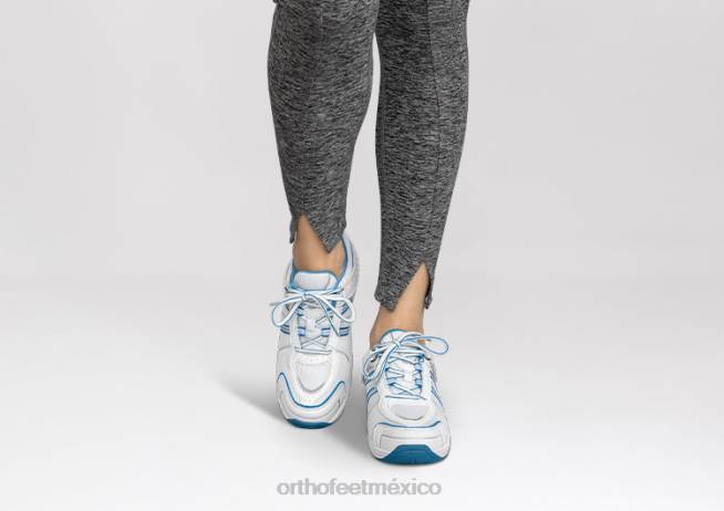 mx Orthofeet mujer tahoe sin corbata zapatillas azul 8J2667 - Image 2