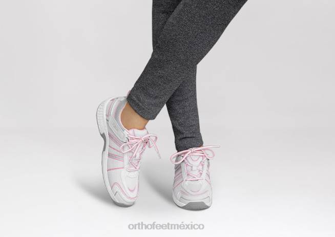 mx Orthofeet mujer tahoe sin corbata zapatillas rosa 8J2665 - Image 2
