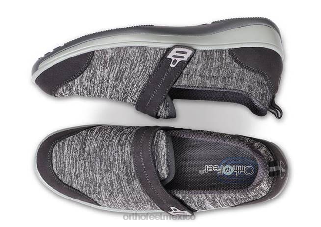 mx Orthofeet mujer tramo de quincy zapatos casuales gris 8J26106 - Image 5