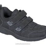 mx Orthofeet hombres álamo zapatillas negro 8J26145