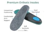 mx Orthofeet hombres asheville zapatillas negro 8J26180 - Image 3
