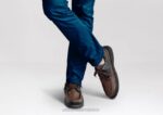 mx Orthofeet hombres baton rouge sin corbata zapatos casuales marrón 8J26167 - Image 2