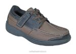 mx Orthofeet hombres baton rouge sin corbata zapatos casuales marrón 8J26167