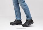 mx Orthofeet hombres cazador impermeable botas negro 8J26152 - Image 2