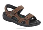 mx Orthofeet hombres Geminis sandalias marrón 8J26119
