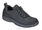 mx Orthofeet hombres lava sin corbata zapatillas negro 8J26129