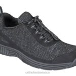 mx Orthofeet hombres lava sin corbata zapatillas negro 8J26129