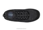 mx Orthofeet hombres lava sin corbata zapatillas negro 8J26129 - Image 5