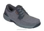 mx Orthofeet hombres lona de porto zapatos casuales gris 8J26169