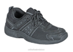 mx Orthofeet hombres monterey bay sin corbata zapatillas negro 8J26143