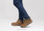 mx Orthofeet hombres postal de guardabosques botas marrón 8J26156 - Image 2