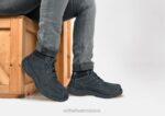 mx Orthofeet hombres postal de guardabosques botas negro 8J26155 - Image 2
