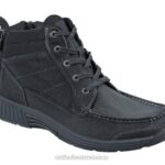 mx Orthofeet hombres postal de guardabosques botas negro 8J26155