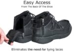 mx Orthofeet hombres postal de guardabosques botas negro 8J26155 - Image 5