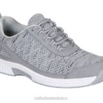 mx Orthofeet hombres punto elástico de lava zapatillas gris 8J26131