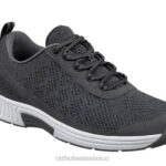 mx Orthofeet hombres punto elástico de lava zapatillas gris oscuro 8J26130