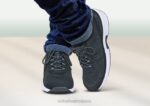 mx Orthofeet hombres punto elástico de lava zapatillas negro 8J26128 - Image 2
