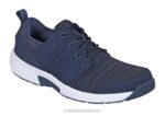 mx Orthofeet hombres punto elástico tacoma zapatillas azul 8J26138