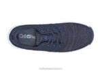 mx Orthofeet hombres punto elástico tacoma zapatillas azul 8J26138 - Image 5