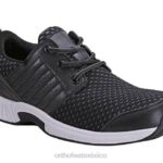 mx Orthofeet hombres punto elástico tacoma zapatillas negro 8J26139